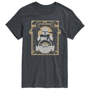 Men's - Star Wars - The Mandalorian Mando Celestial Short Sleeve Graphic T-Shirt - 1 of 4
