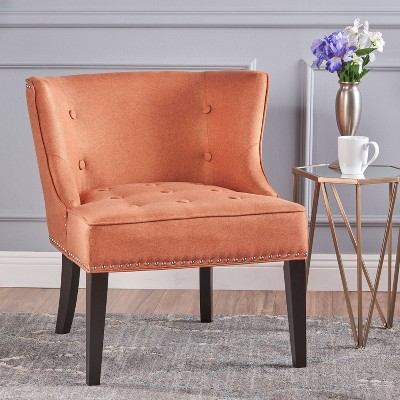 NicBex Accent Chair Fabric Occasional Chair Lounge Chair Comfy Chair with Button-Tufted Waffle Stitching for bedroom, Living Room