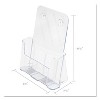 Deflecto DocuHolder for Countertop or Wall Mount Use 9 1/4w x 3 3/4d x 10 3/4 Clear 77001 - 4 of 4