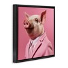 Stupell Industries Pink Pig Fashion, 25" x 25" - 3 of 4