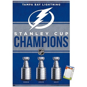 Trends International NHL Tampa Bay Lightning - Champions 23 Unframed Wall Poster Prints - 1 of 4