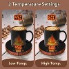 FAAYFIAN Coffee Mug Warmer for Desk with Auto Shutoff, 2 Temp Settings & 1¨C12H Timer, Wood Grain Coffee Cup Warmer for Home & Office - 3 of 4
