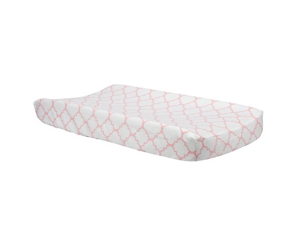 Trend Lab Changing Pad Covers - Pink Lattice