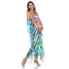 Maternity Plus Size Sheer Maxi Caftan - White Mark - 3 of 4