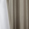 MAYEERTY 50x95" Blackout Twist Tab Total Blackout Window Curtain Panel Pewter - 4 of 4