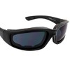 2 Pairs of MotoFrames Payback Safety Motorcycle Glasses with Smoke, Yellow Lenses - 4 of 4