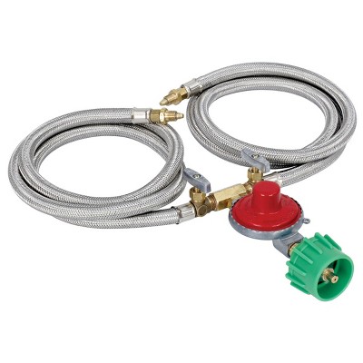 Bayou Classic 10-psi Regulator / Dual Hose Assembly
