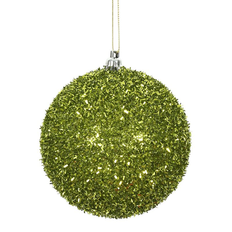 Vickerman Tinsel Ball Ornament, 1 of 4