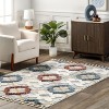 Nuloom McKenna Moroccan 5x8 Indoor Area Rug for Living Room Bedroom Dining Room, Grey/Ivory - 2 of 4