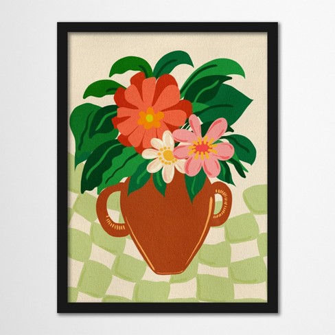 Americanflat Botanical Wall Art Room Decor - Mid Century Flowers