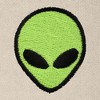 Dalix Alien Embroidery Relaxed Hoodie Soft Fleece Sweatshirt Fit Lounge Mens - 2 of 4