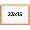 PosterPalooza | Minimalist Shadow Box Brown Picture Frame - UV Acrylic, Backing Board, Hanging Hardware - 2 of 4