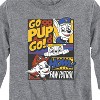 Boys' - Paw Patrol - Go Pup Go Comic Marshall Chase Rubble Long Sleeve Graphic T-Shirt - 2 of 4