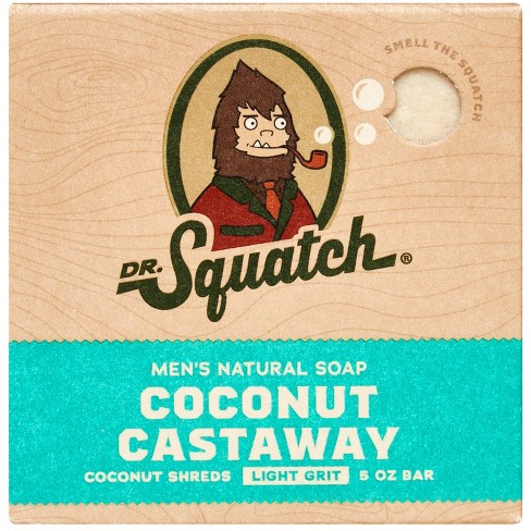 Dr. Squatch Men's All Natural Bar Soap - Coconut Castaway - 5oz : Target