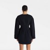 KBB by KAHLANA Women's Long Sleeve 'The Sweatshirt Dress' - Black - 2 of 3