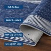 Modern Striped Area Rugs Washable Soft Rug for Living Room Thin Low Pile Non Slip Stain Resistant Carpet for Bedroom Office Farmhouse - 4 of 4