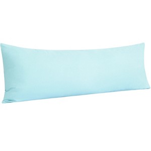 Brushed Microfiber Body Pillowcase, Super Soft Body Pillow Cover with Envelope Closure, 20x54 Inches - NTBAY - 1 of 4