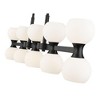 Artemis 10-Light Matte Black Steel Island Light - Mid-Century Modern Design, Dimmable - 2 of 4