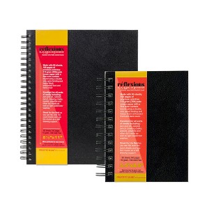 Creative Mark Reflexions Spiral Sketch Book Twin Pack 5.5X8.5" + 8.5X11", Off-White - 1 of 4