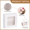 Unique Bargains Paper Party Favor Treats Candy Cookie Packaging with Clear Window Kraft Soap Boxes 32 Pcs - 3 of 4