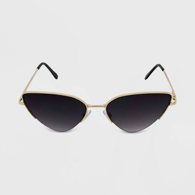 Women's Retro Cat Eye Sunglasses - Wild Fable™ Gold