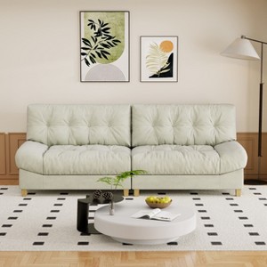 Modern Velvet Love Seat Sofa, Suitable for Living room, Apartment, Bedroom, Office - 1 of 4