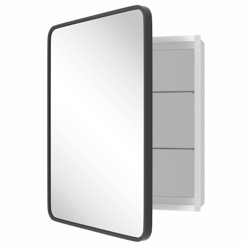 WallBeyond Aluminum Rectangle Corner Door Cabinet Wall Mirror - image 1 of 4