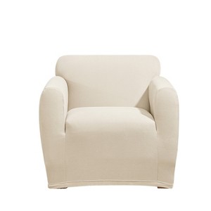 Stretch Morgan Chair Slipcover Ivory - Sure Fit
