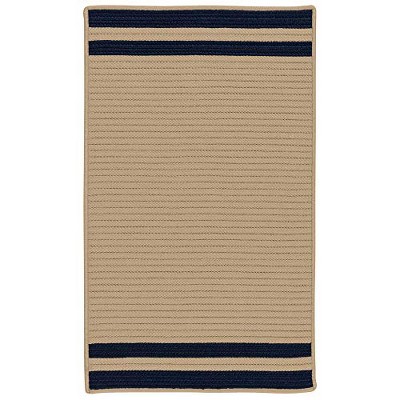 Colonial Mills Denali End Stripe Area Rug, 3x5, Navy