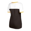 MLB San Diego Padres Women's Bi-Blend Ringer T-Shirt - 3 of 4