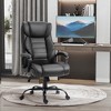 Vinsetto Massage Office Chair, High Back Executive Office Chair with 6-Point Vibration, Adjustable Height, Swivel Seat and Rocking Function, Black - 3 of 4