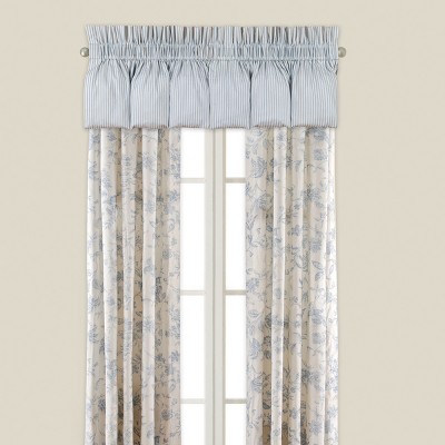 C&F Home Blue Toile Drapery