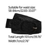 Allegra K Women's Chunky Buckle Braided Woven Wide Dress Waist Belts 58-84cm/22.83-33.07" - 3 of 4