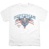 Boys' Short Sleeve Superman Flying Stripes T-Shirt - 2 of 4