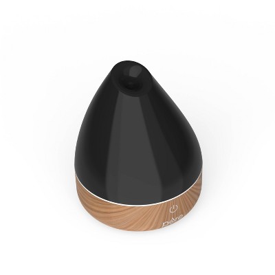 Serenity Whisper-Quiet Black Ultrasonic Aromatherapy Electric Diffuser