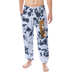 Peanuts Men's Charlie Brown Snoopy Friends Sleep Lounge Pajama Pants Multicolored - 1 of 4
