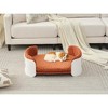 Lyngins Elevated Cat and Dog Sofa Bed with Removable Cover – Indoor/Outdoor Pet Sofa for Small Dogs and Medium Cats, Scandinavian Style Cat Couch Bed - 4 of 4