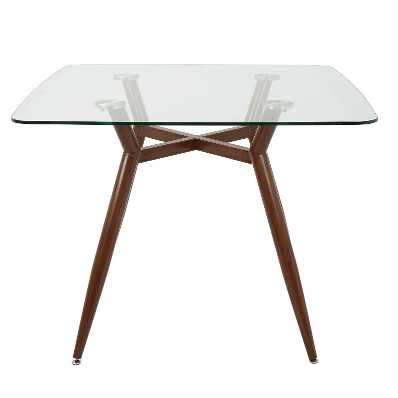 Clara Mid Century Modern Square Dining Table - LumiSource, 3 of 10