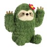 Aurora Medium Cactus Sloth Cactus Kingdom Whimsical Stuffed Animal Green 10" - 2 of 4