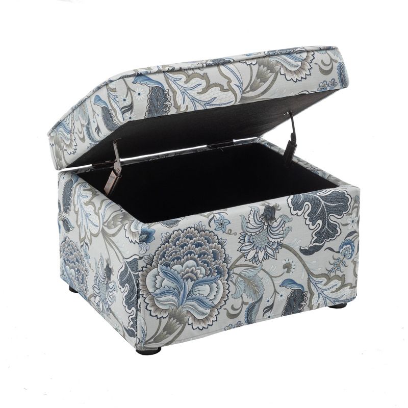 24" Wide Rectangle Storage Ottoman - WOVENBYRD, 4 of 10