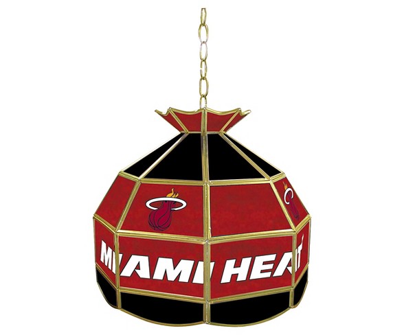 Miami Heat Tiffany Style Lamp - 16 inch