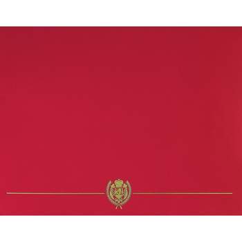 Great Papers Classic Crest 9.38w X 12l Certificate Covers Red 903031s :  Target
