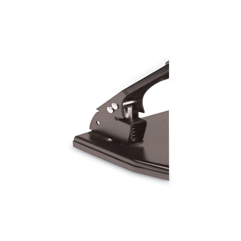 Master 30-Sheet Heavy-Duty Three-Hole Punch with Gel Padded Handle, 9/32" Holes, Black, 3 of 4