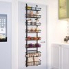 6 Tier Door Organiser, Hanging Organiser, Metal Door Shelf for Hanging, Door Organiser with Adjustable Removable Basket, Kitchen Organiser Shelf - 3 of 4