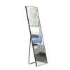 SEVOBAL Full Length Mirror 3rd Generation Solid Wood Frame Shatterproof Glass for Bedroom Porch Dressing Room, Gray, 58"*15"*0.79" - 3 of 4