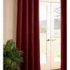 Plow & Hearth Madison Double-Blackout Back-Tab Curtains, 40"W x 54" Panels, Ruby - 2 of 2