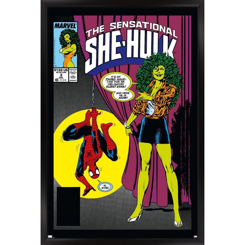 Trends International Marvel Comics - Sensational She-Hulk #3 Framed Wall Poster Prints, 1 of 7