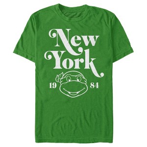 Men's Teenage Mutant Ninja Turtles New York Lined Donatello T-Shirt - 1 of 4
