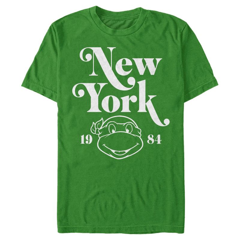 Men's Teenage Mutant Ninja Turtles New York Lined Donatello T-Shirt, 1 of 6
