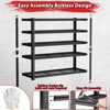 Storage Shelves, 2800 LBS Capacity Heavy Duty Garage Shelving, Adjustable Metal Shelving, 5 Tier  Metal Shelf for Pantry Closet Warehouse - 4 of 4
